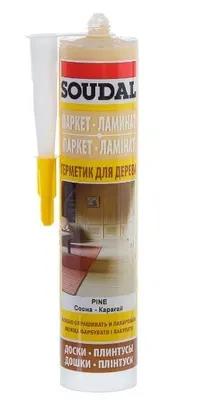 Герметик акриловый для дерева Soudal сосна 280 мл