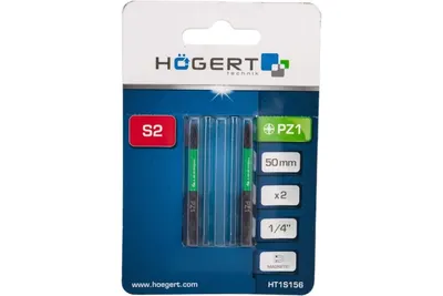 Бита ударная HOEGERT PZ1 50 мм., 2 шт. арт. HT1S156