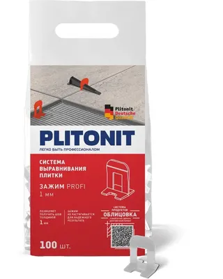 Зажим PLITONIT SVP-PROFI 1 мм., 100 шт.