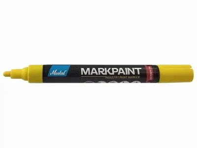 Маркер промышл. перманентный на основе жидк. краски MARKAL MARKPAINT ЖЕЛТЫЙ (Толщина линии 2 мм. Цвет жёлтый)
