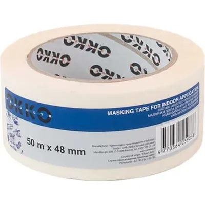Лента клейкая малярная, OKKO 48мм*50м