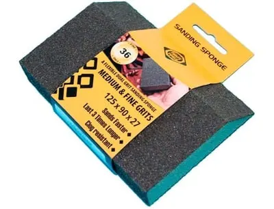 Губка абразивная, FORTE TOOLS 51122365 Р36 125х90х27