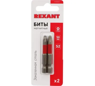 Бита д/шуруповерта Rexant 2 шт арт. 92-0430-1 Китай