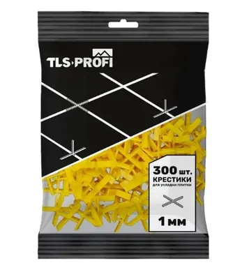 Крестики для плитки (СВП) "TLS-Profi" 1 мм. (300 шт.)