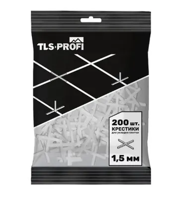Крестики для плитки (СВП) "TLS-Profi" 1,5 мм. (200 шт.)