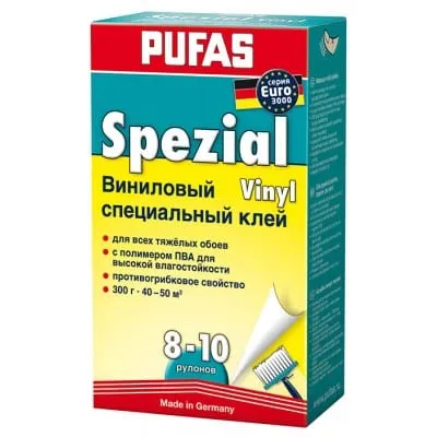 Клей для обоев PUFAS EURO 3000 Специальный виниловый 300г