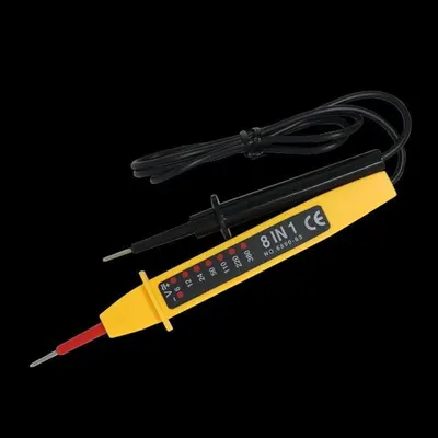 Тестер 8В1 6-400V желтый, черный арт. 58200
