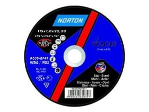 Круг отрезной 125х2.5x22.2 мм для металла Vulcan NORTON