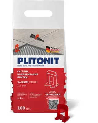 Зажим PLITONIT SVP-PROFI 1,4 мм., 100 шт.