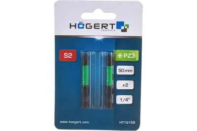 Бита ударная HOEGERT PZ3 50 мм., 2 шт. арт. HT1S158