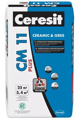 Клей для плитки Ceresit CM 11 Plus, 25 кг